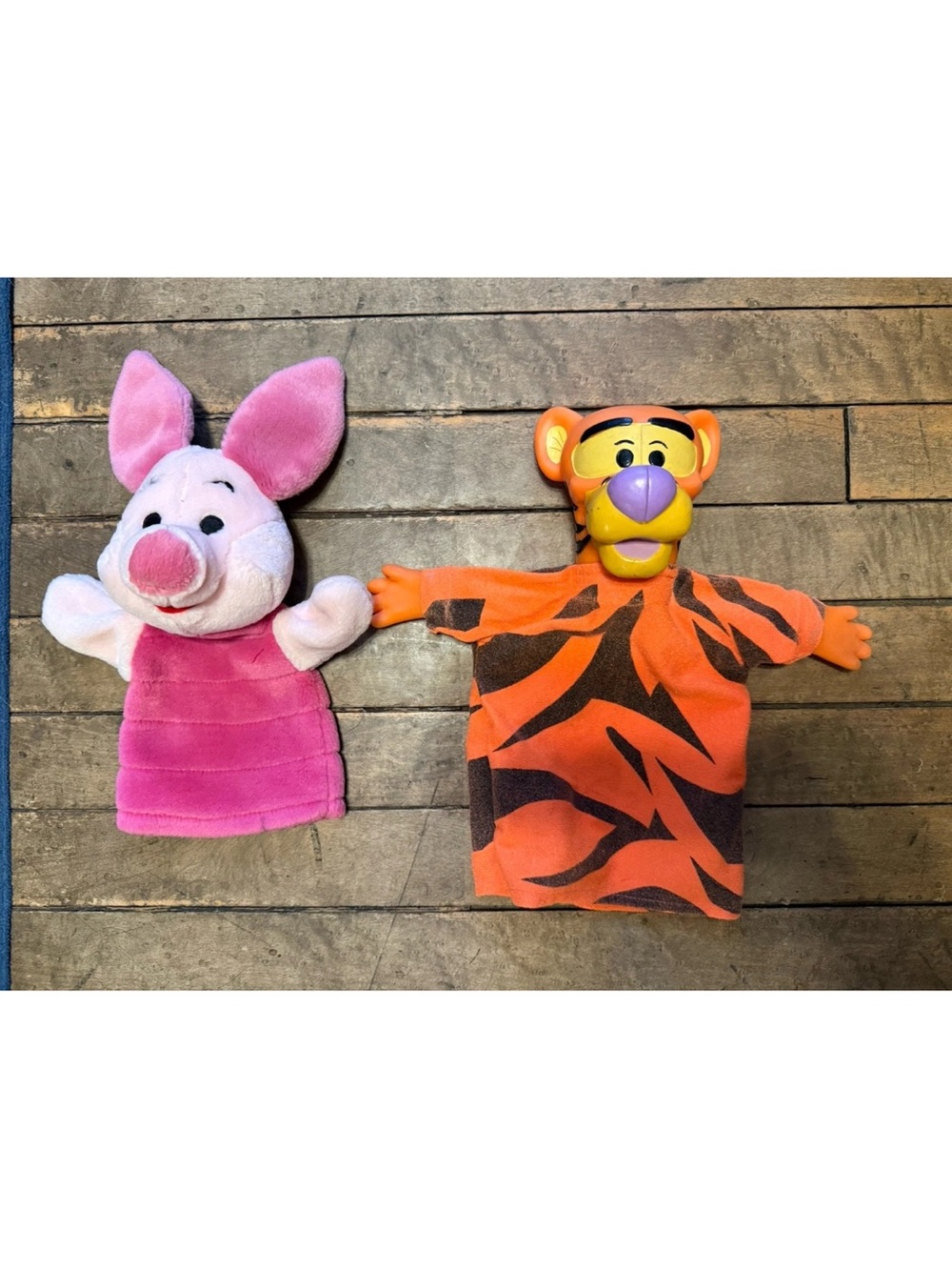 Disney Winnie the Pooh Hand Puppets -Tigger & Piglet Plush Puppets(2)